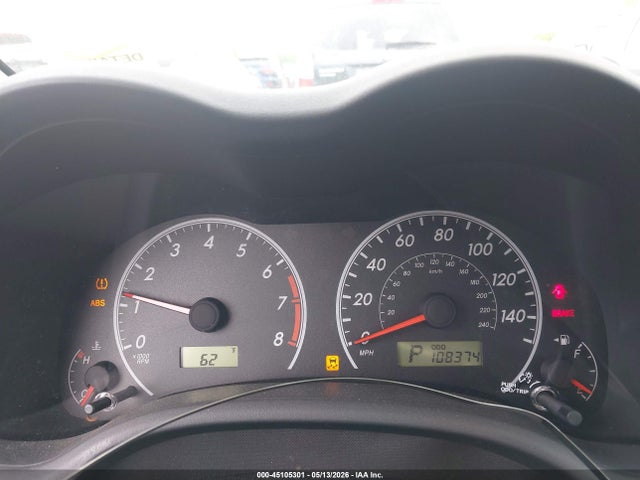 45105301 :رقم المزاد ، 2T1BU4EE0BC701347 vin ، 2011 Toyota Corolla Le مزاد بيع