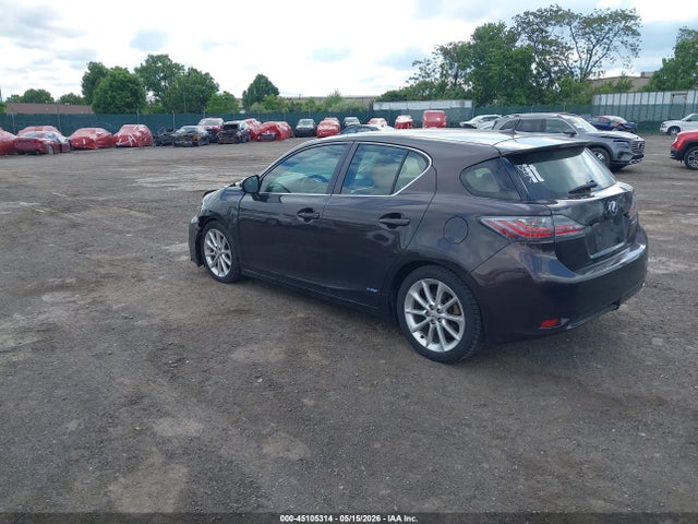 45105314 :رقم المزاد ، JTHKD5BH3B2038874 vin ، 2011 Lexus Ct 200h Premium مزاد بيع