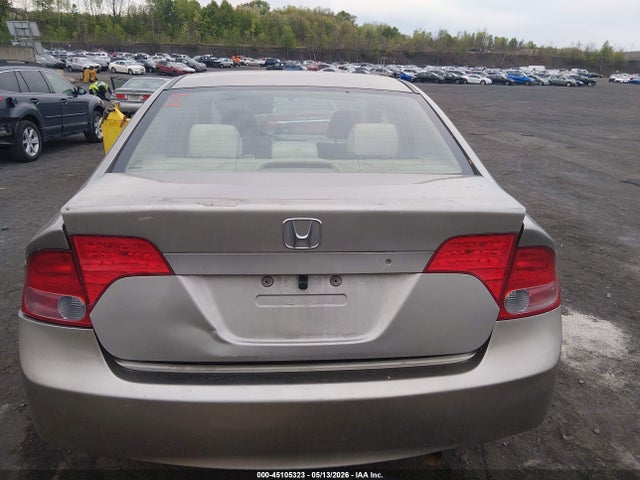 45105323 :رقم المزاد ، 1HGFA168X6L071743 vin ، 2006 Honda Civic Ex مزاد بيع