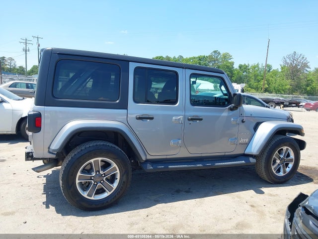 2018 Jeep Wrangler Unlimited Sahara 4x4 მანქანა იყიდება აუქციონზე, vin: 1C4HJXEG5JW154720, აუქციონის ნომერი: 45105364