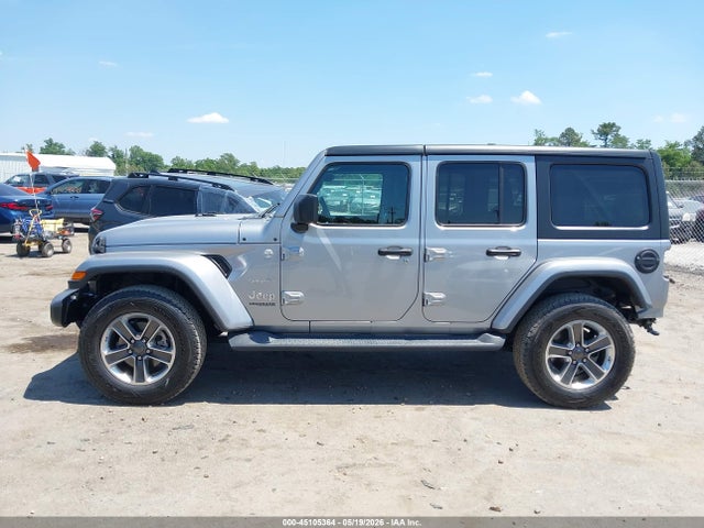 2018 Jeep Wrangler Unlimited Sahara 4x4 მანქანა იყიდება აუქციონზე, vin: 1C4HJXEG5JW154720, აუქციონის ნომერი: 45105364