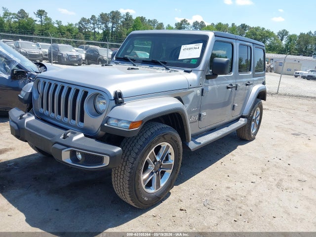2018 Jeep Wrangler Unlimited Sahara 4x4 მანქანა იყიდება აუქციონზე, vin: 1C4HJXEG5JW154720, აუქციონის ნომერი: 45105364