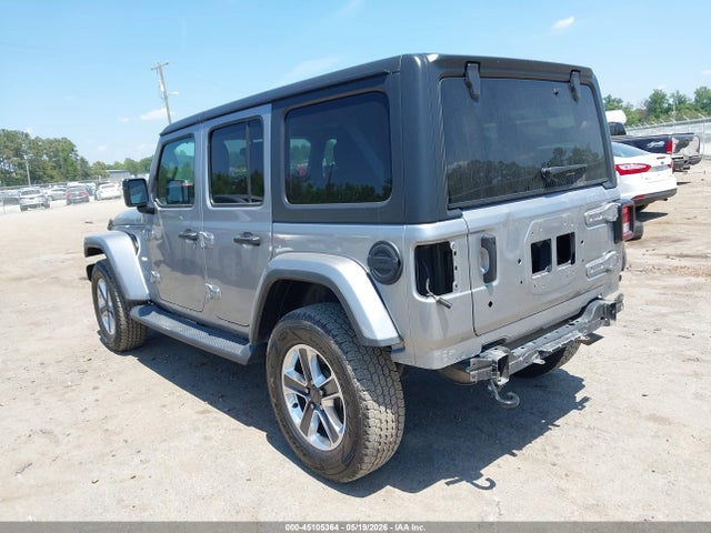 2018 Jeep Wrangler Unlimited Sahara 4x4 მანქანა იყიდება აუქციონზე, vin: 1C4HJXEG5JW154720, აუქციონის ნომერი: 45105364