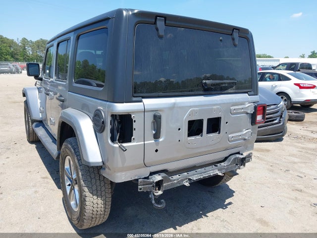 2018 Jeep Wrangler Unlimited Sahara 4x4 მანქანა იყიდება აუქციონზე, vin: 1C4HJXEG5JW154720, აუქციონის ნომერი: 45105364
