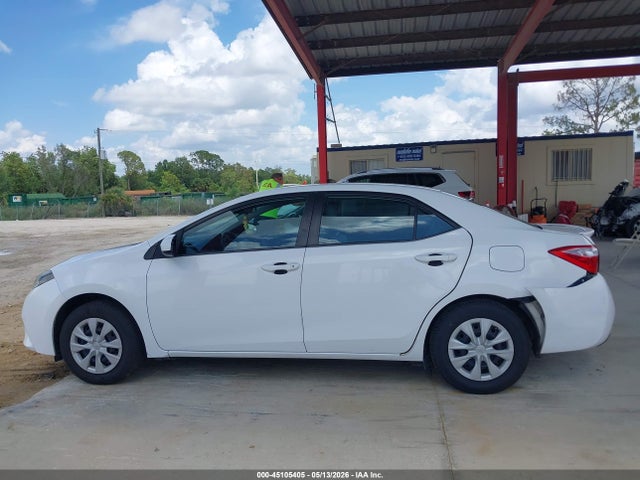 2014 Toyota Corolla L მანქანა იყიდება აუქციონზე, vin: 2T1BURHE9EC201751, აუქციონის ნომერი: 45105405