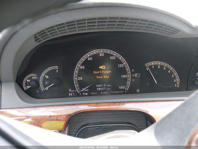 45105428 :رقم المزاد ، WDDNG86X88A178089 vin ، 2008 Mercedes-benz S 550 4matic مزاد بيع