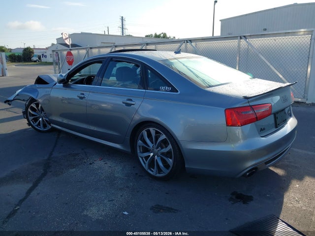 45105538 :رقم المزاد ، WAUHGAFC5FN003152 vin ، 2015 Audi A6 3.0t Premium Plus مزاد بيع