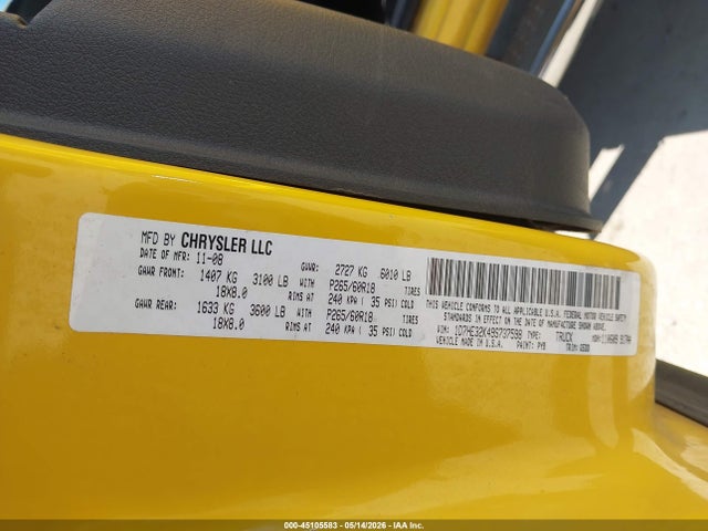 Продажа на аукционе авто 2009 Dodge Dakota Bighorn/lonestar, vin: 1D7HE32K49S737598, номер лота: 45105583