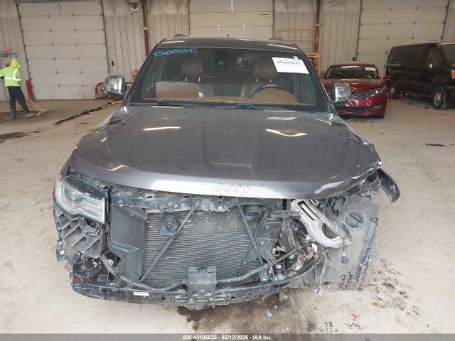 45105635 :رقم المزاد ، 1C4RJFJT1JC256888 vin ، 2018 Jeep Grand Cherokee Summit مزاد بيع
