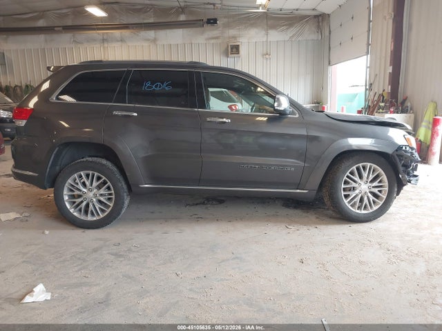 45105635 :رقم المزاد ، 1C4RJFJT1JC256888 vin ، 2018 Jeep Grand Cherokee Summit مزاد بيع