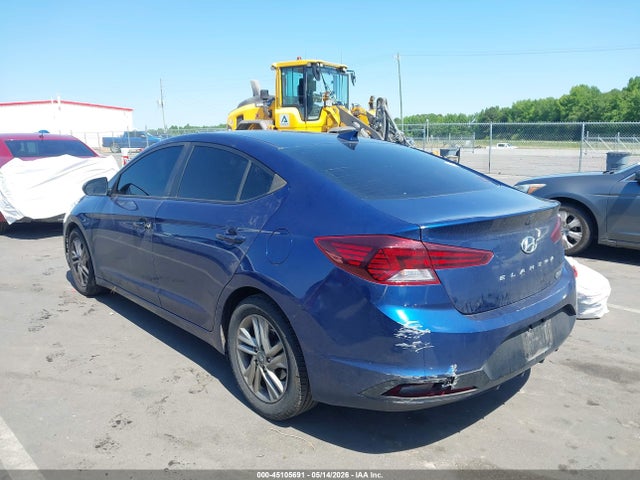 2020 Hyundai Elantra Sel მანქანა იყიდება აუქციონზე, vin: 5NPD84LF9LH556266, აუქციონის ნომერი: 45105691