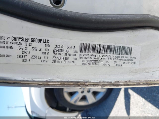 Dodge Journey Limited 2014 3C4PDCDG6ET170692 Image 9