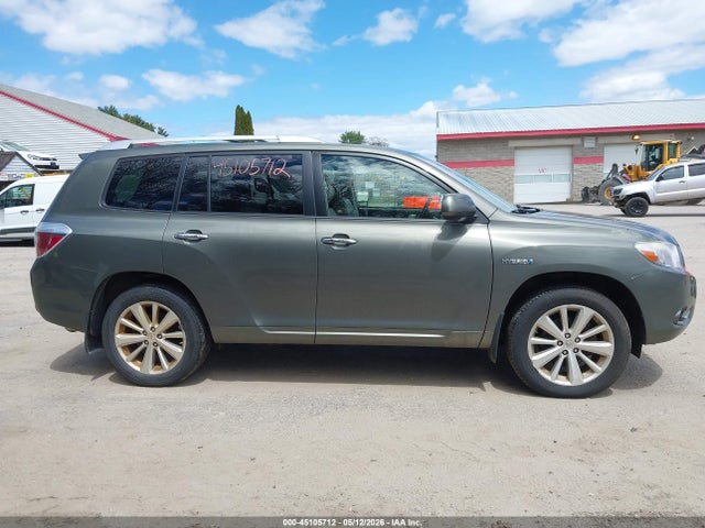 45105712 :رقم المزاد ، JTEJW3EH5A2044158 vin ، 2010 Toyota Highlander Hybrid Limited V6 مزاد بيع