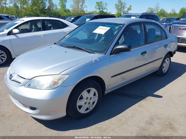 45105764 :رقم المزاد ، 2HGES16334H638169 vin ، 2004 Honda Civic Vp مزاد بيع