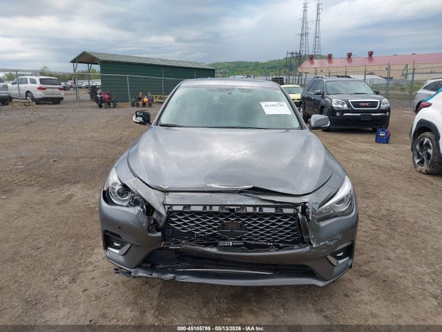 2021 Infiniti Q50 Luxe Awd მანქანა იყიდება აუქციონზე, vin: JN1EV7BR6MM756185, აუქციონის ნომერი: 45105795