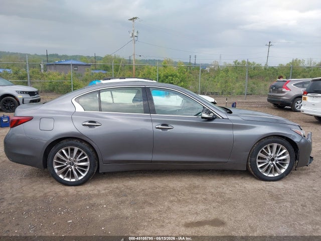2021 Infiniti Q50 Luxe Awd მანქანა იყიდება აუქციონზე, vin: JN1EV7BR6MM756185, აუქციონის ნომერი: 45105795