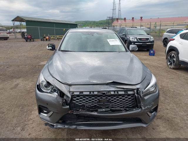 2021 Infiniti Q50 Luxe Awd მანქანა იყიდება აუქციონზე, vin: JN1EV7BR6MM756185, აუქციონის ნომერი: 45105795