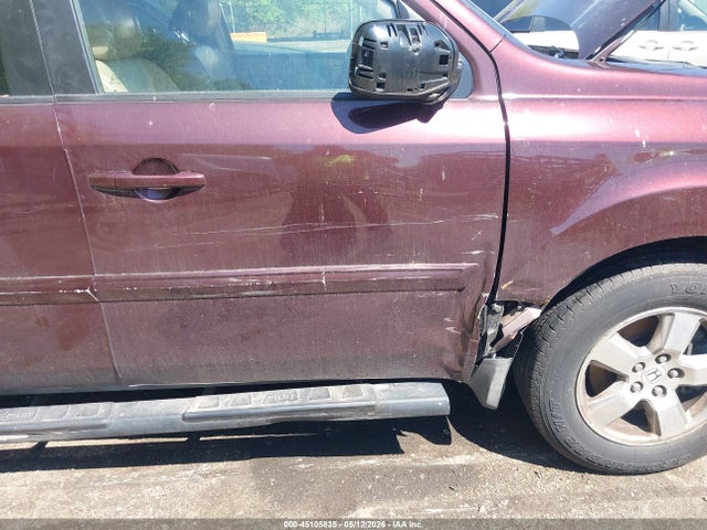 2009 Honda Pilot Ex-l მანქანა იყიდება აუქციონზე, vin: 5FNYF38569B017628, აუქციონის ნომერი: 45105835