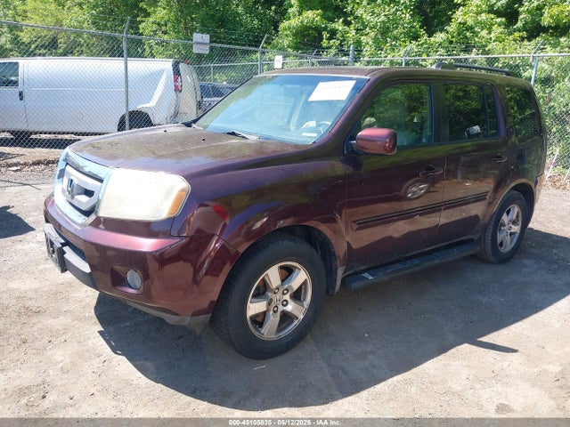 2009 Honda Pilot Ex-l მანქანა იყიდება აუქციონზე, vin: 5FNYF38569B017628, აუქციონის ნომერი: 45105835