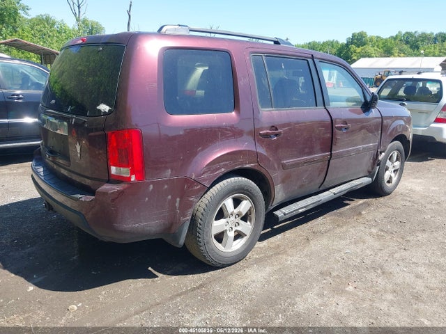 2009 Honda Pilot Ex-l მანქანა იყიდება აუქციონზე, vin: 5FNYF38569B017628, აუქციონის ნომერი: 45105835
