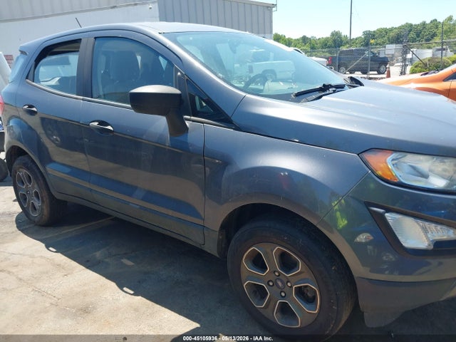 45105936 :رقم المزاد ، MAJ6S3FL2LC334188 vin ، 2020 Ford Ecosport S مزاد بيع