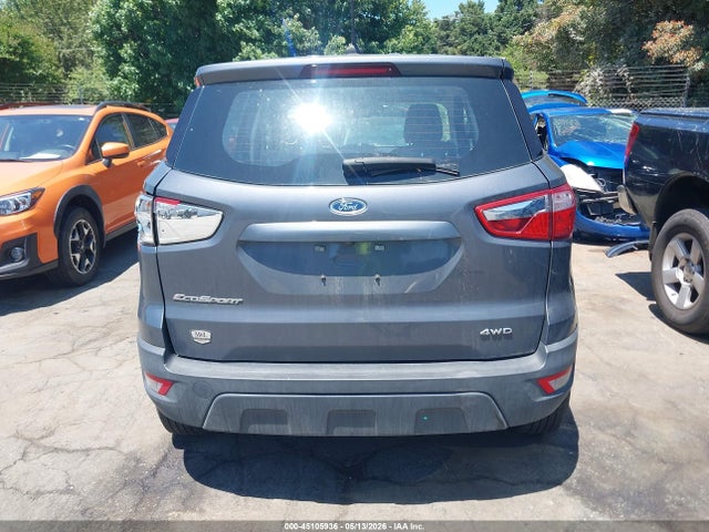 45105936 :رقم المزاد ، MAJ6S3FL2LC334188 vin ، 2020 Ford Ecosport S مزاد بيع