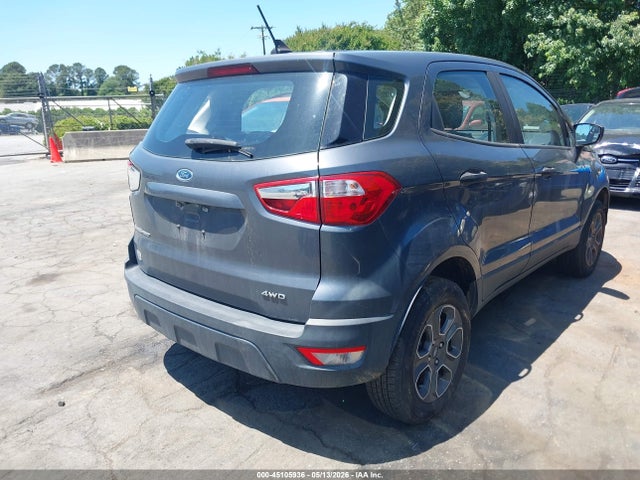45105936 :رقم المزاد ، MAJ6S3FL2LC334188 vin ، 2020 Ford Ecosport S مزاد بيع
