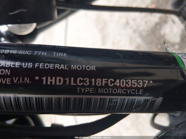 Продаж на аукціоні авто 2015 Harley-davidson Xl1200 Forty-eight, vin: 1HD1LC318FC403537, номер лоту: 45105942