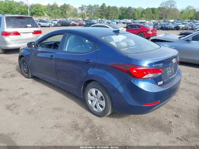 Aukcja sprzedaży 2016 Hyundai Elantra Se, vin: 5NPDH4AE4GH701052, numer aukcji: 45106010