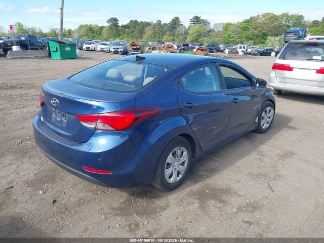 Aukcja sprzedaży 2016 Hyundai Elantra Se, vin: 5NPDH4AE4GH701052, numer aukcji: 45106010