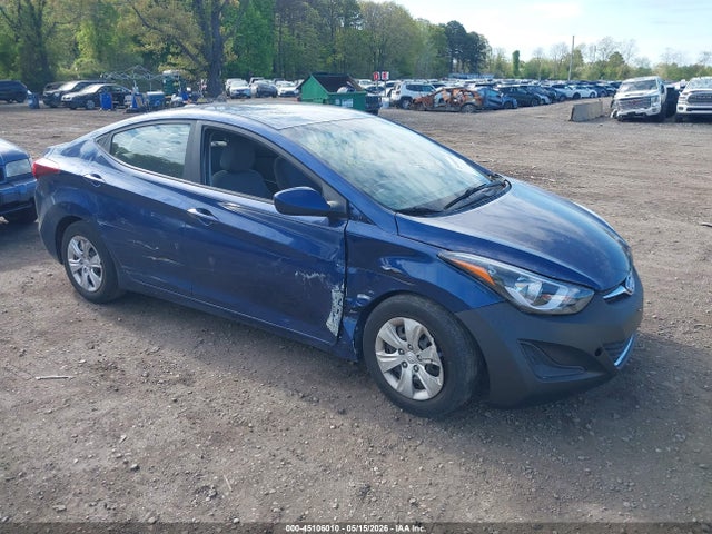 Aukcja sprzedaży 2016 Hyundai Elantra Se, vin: 5NPDH4AE4GH701052, numer aukcji: 45106010