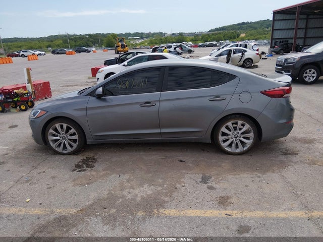 2017 Hyundai Elantra Se მანქანა იყიდება აუქციონზე, vin: KMHD74LF2HU081006, აუქციონის ნომერი: 45106011
