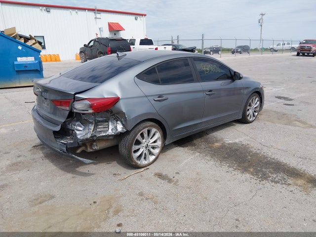 2017 Hyundai Elantra Se მანქანა იყიდება აუქციონზე, vin: KMHD74LF2HU081006, აუქციონის ნომერი: 45106011
