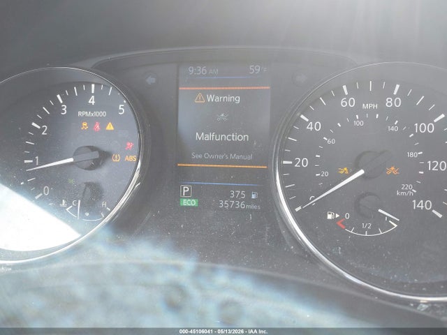 2020 Nissan Rogue Sv Intelligent Awd მანქანა იყიდება აუქციონზე, vin: JN8AT2MV0LW107620, აუქციონის ნომერი: 45106041