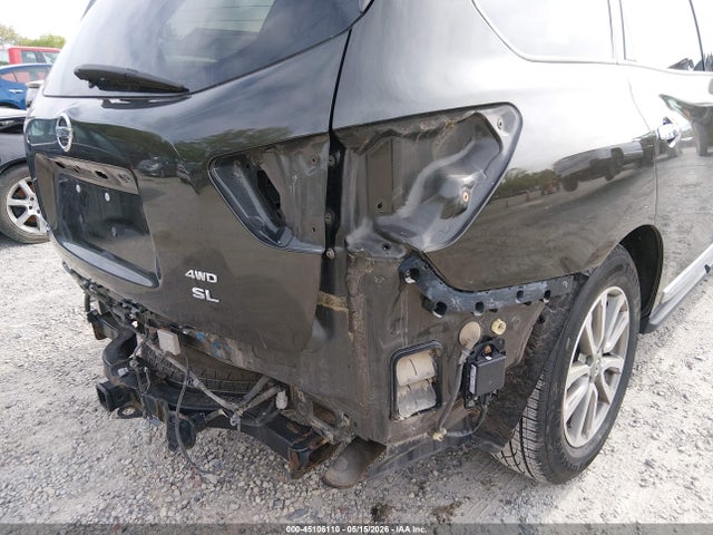 2015 Nissan Pathfinder Sl მანქანა იყიდება აუქციონზე, vin: 5N1AR2MM5FC617447, აუქციონის ნომერი: 45106110