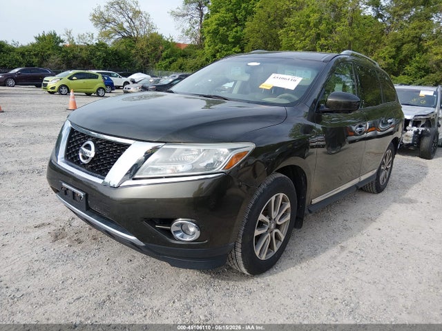 2015 Nissan Pathfinder Sl მანქანა იყიდება აუქციონზე, vin: 5N1AR2MM5FC617447, აუქციონის ნომერი: 45106110