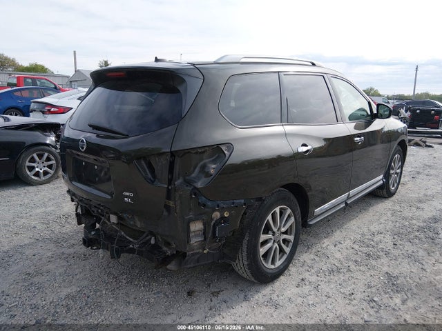 2015 Nissan Pathfinder Sl მანქანა იყიდება აუქციონზე, vin: 5N1AR2MM5FC617447, აუქციონის ნომერი: 45106110