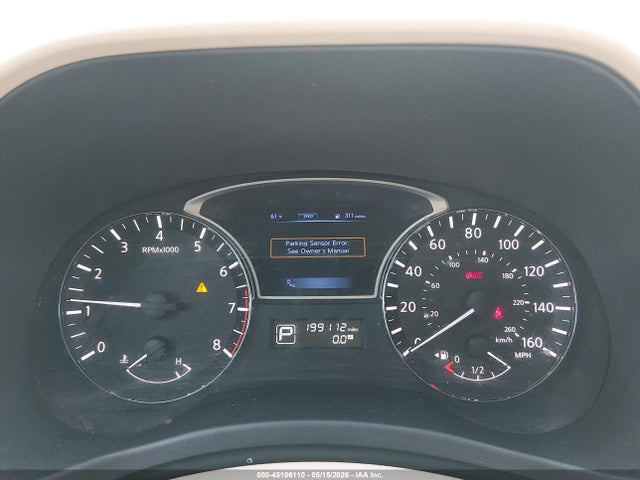 2015 Nissan Pathfinder Sl მანქანა იყიდება აუქციონზე, vin: 5N1AR2MM5FC617447, აუქციონის ნომერი: 45106110