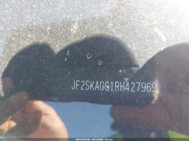 Aukcja sprzedaży 2024 Subaru Forester Sport, vin: JF2SKAGC1RH427969, numer aukcji: 45106156