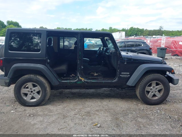 45106270 :رقم المزاد ، 1C4HJWDGXGL300941 vin ، 2016 Jeep Wrangler Unlimited Sport مزاد بيع