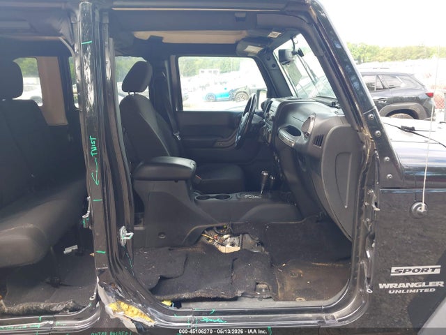45106270 :رقم المزاد ، 1C4HJWDGXGL300941 vin ، 2016 Jeep Wrangler Unlimited Sport مزاد بيع