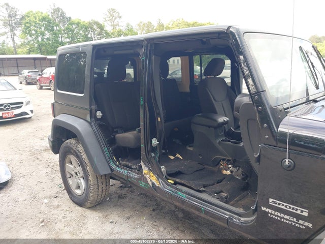 45106270 :رقم المزاد ، 1C4HJWDGXGL300941 vin ، 2016 Jeep Wrangler Unlimited Sport مزاد بيع