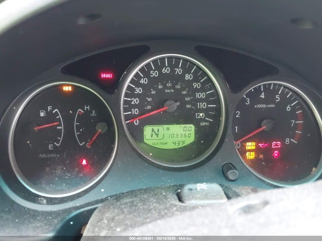 Aukcja sprzedaży 2006 Subaru Forester 2.5x, vin: JF1SG65646H715707, numer aukcji: 45106461