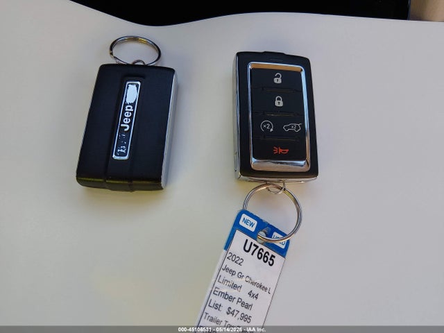 Aukcja sprzedaży 2022 Jeep Grand Cherokee L Limited 4x4, vin: 1C4RJKBG3N8549677, numer aukcji: 45106531