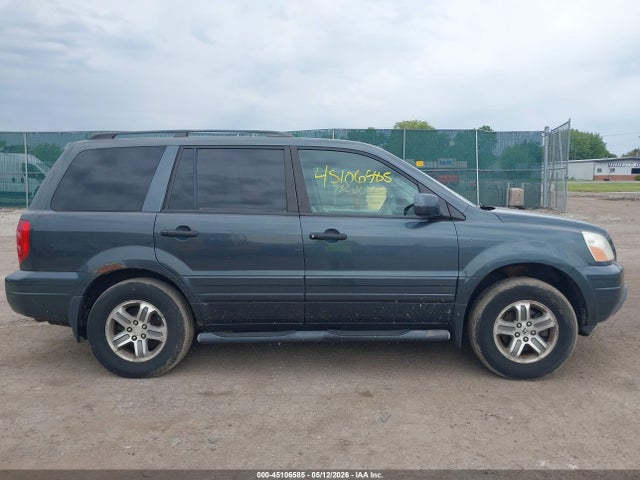 45106585 :رقم المزاد ، 2HKYF18564H536399 vin ، 2004 Honda Pilot Exl مزاد بيع