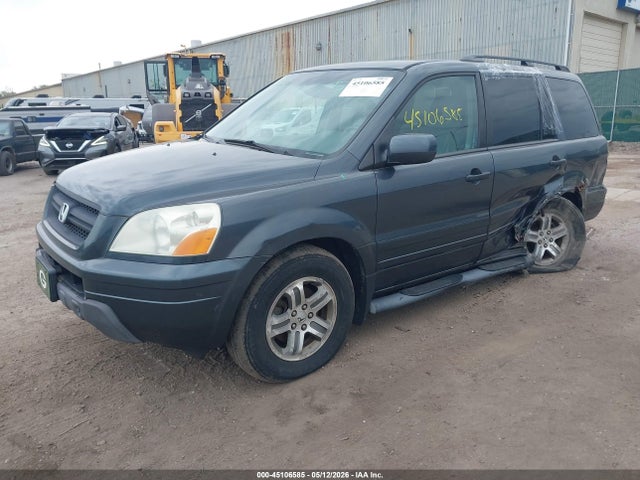 45106585 :رقم المزاد ، 2HKYF18564H536399 vin ، 2004 Honda Pilot Exl مزاد بيع