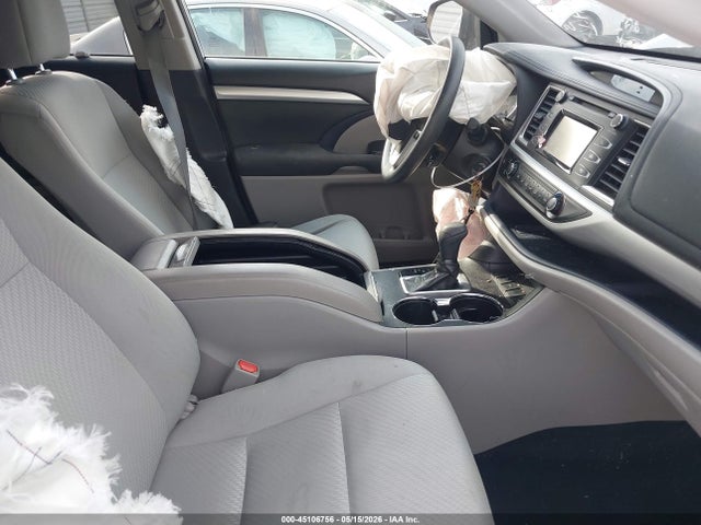 Продажа на аукционе авто 2018 Toyota Highlander Le, vin: 5TDZZRFH9JS239821, номер лота: 45106756