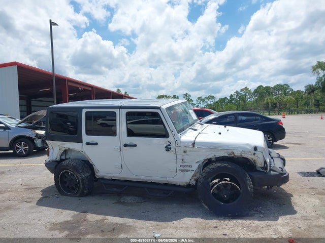 45106774 :رقم المزاد ، 1C4HJWDG8DL672838 vin ، 2013 Jeep Wrangler Unlimited Sport مزاد بيع