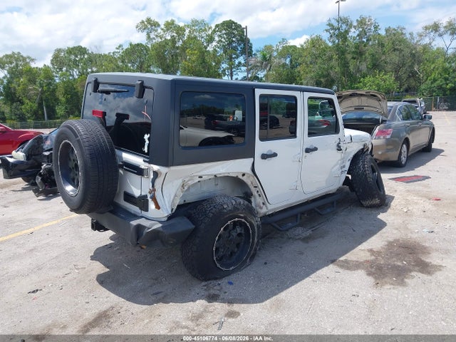 45106774 :رقم المزاد ، 1C4HJWDG8DL672838 vin ، 2013 Jeep Wrangler Unlimited Sport مزاد بيع