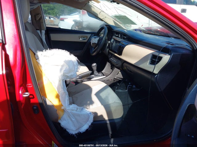 Aukcja sprzedaży 2016 Toyota Corolla Le, vin: 5YFBURHE7GP405385, numer aukcji: 45106791